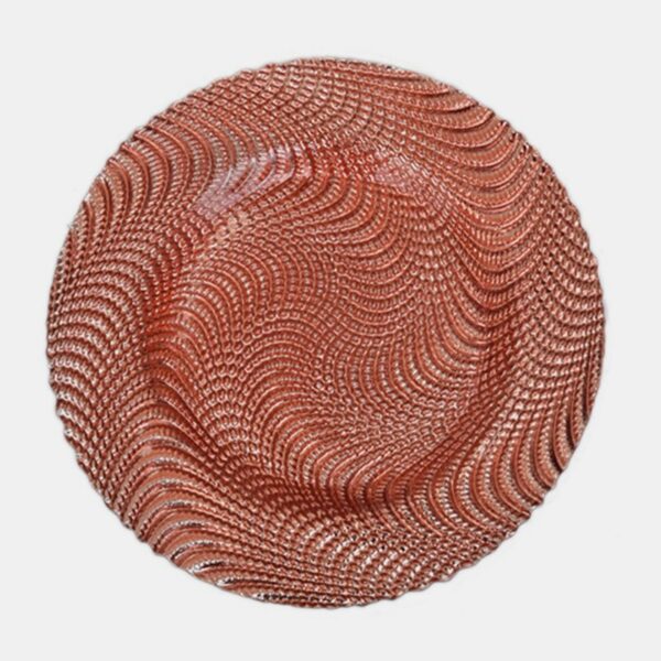Wholesale glass charger plate PZ-002 product photo